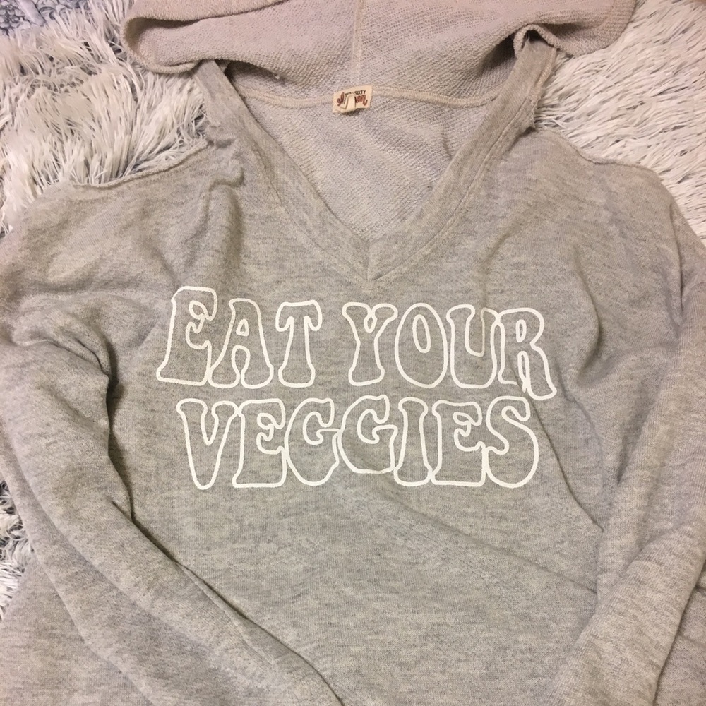 Grey hoodie